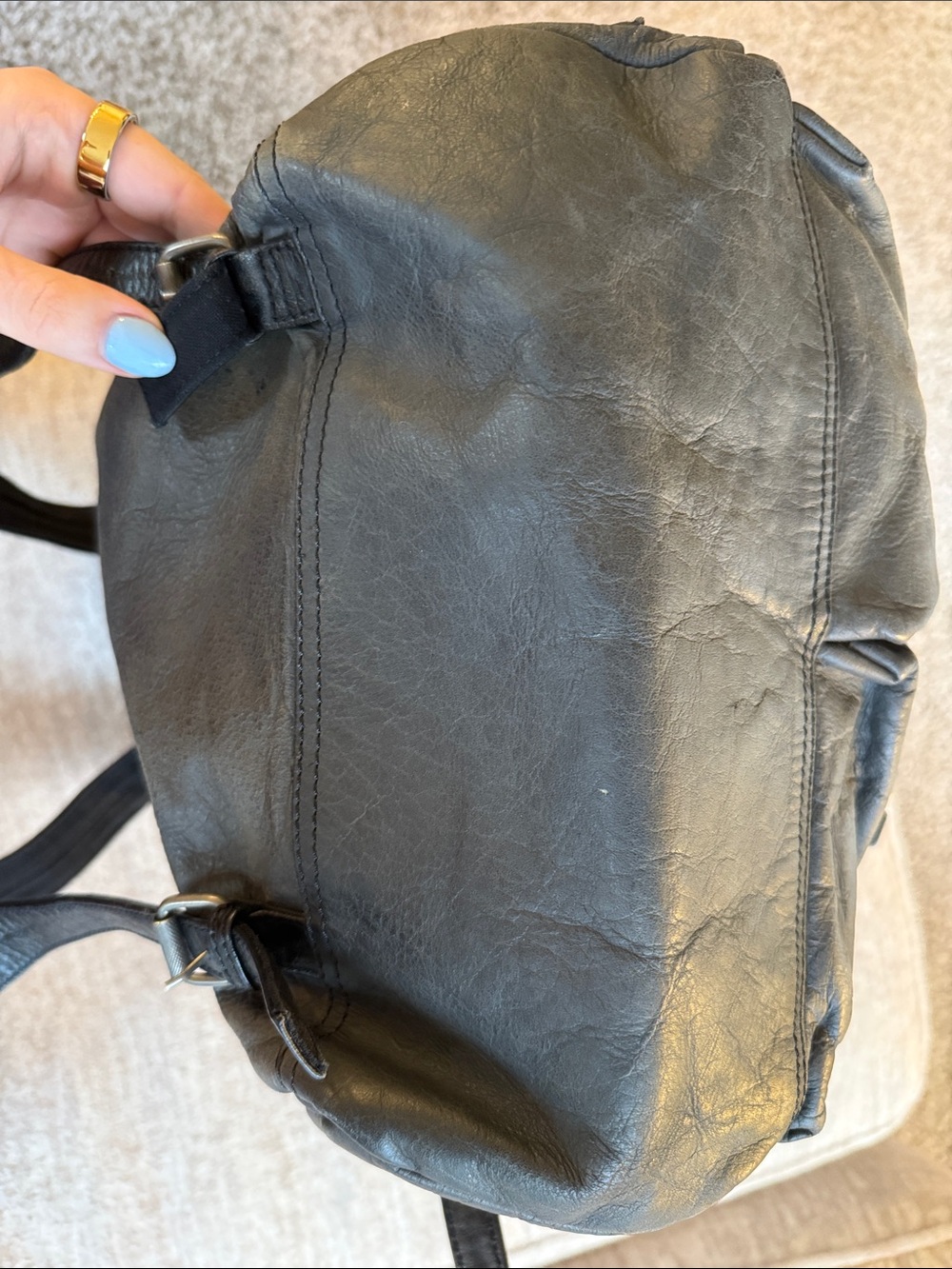 Free people leather backpack - Picture 3 of 8